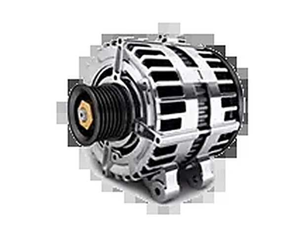 High-Output Car Alternator 12V 120A — Chrome Finish
