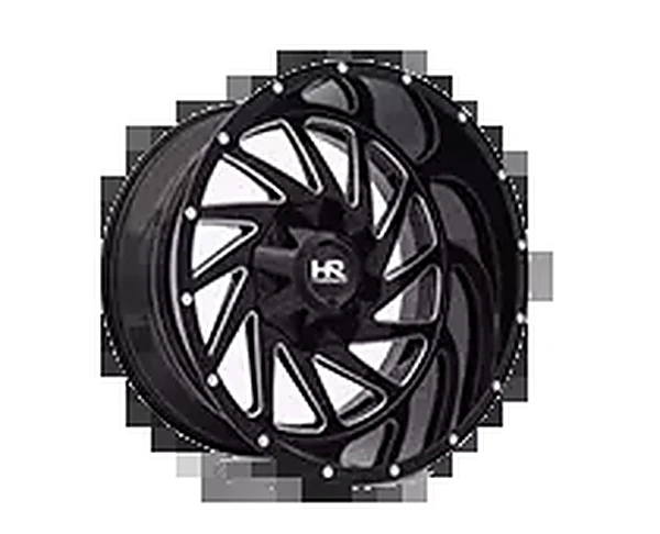 20-Inch 6-Spoke Gloss Black Milled Alloy Rim — SUV/Pickup (Single)