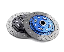 Performance Clutch Friction Disc Set — 228mm Blue Anodized Hub